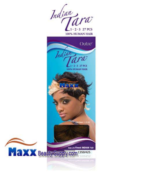 Outre Premium Human Hair Weave - Indi-Tara1-2-3(27pcs)